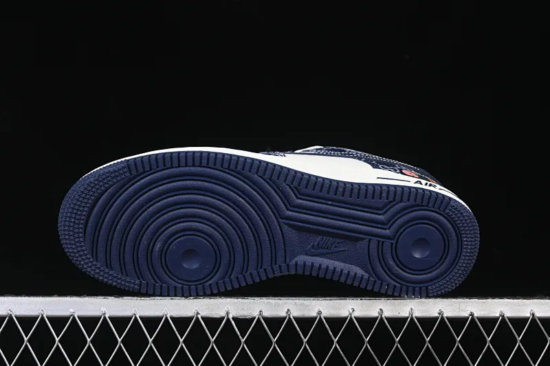 All categories Nk Air Force 1 Air Force series Nk Air Force 1 Low Air Force low-top Nike Air Force 1'07 Low Gucci joint navy blue denim Air Force 1 low-top casual sneakers SC0601-568